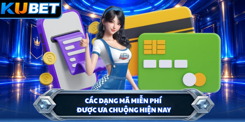 Các dạng mã miễn phí được ưa chuộng hiện nay