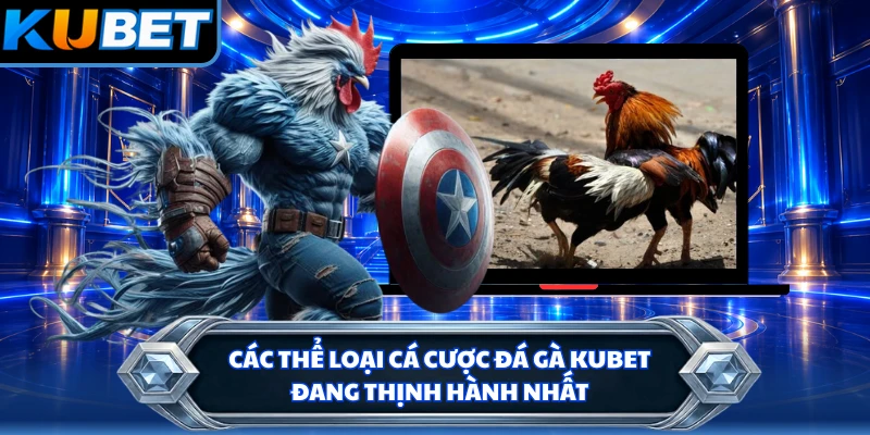 Các thể loại cá cược đá gà KUBET đang thịnh hành nhất