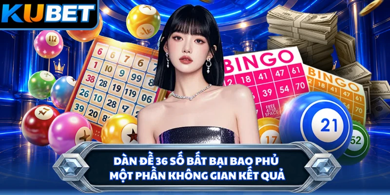 Dàn đề 36 số bất bại bao phủ một phần không gian kết quả