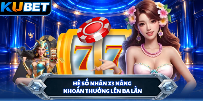 Hệ số nhân x3 nâng khoản thưởng lên ba lần